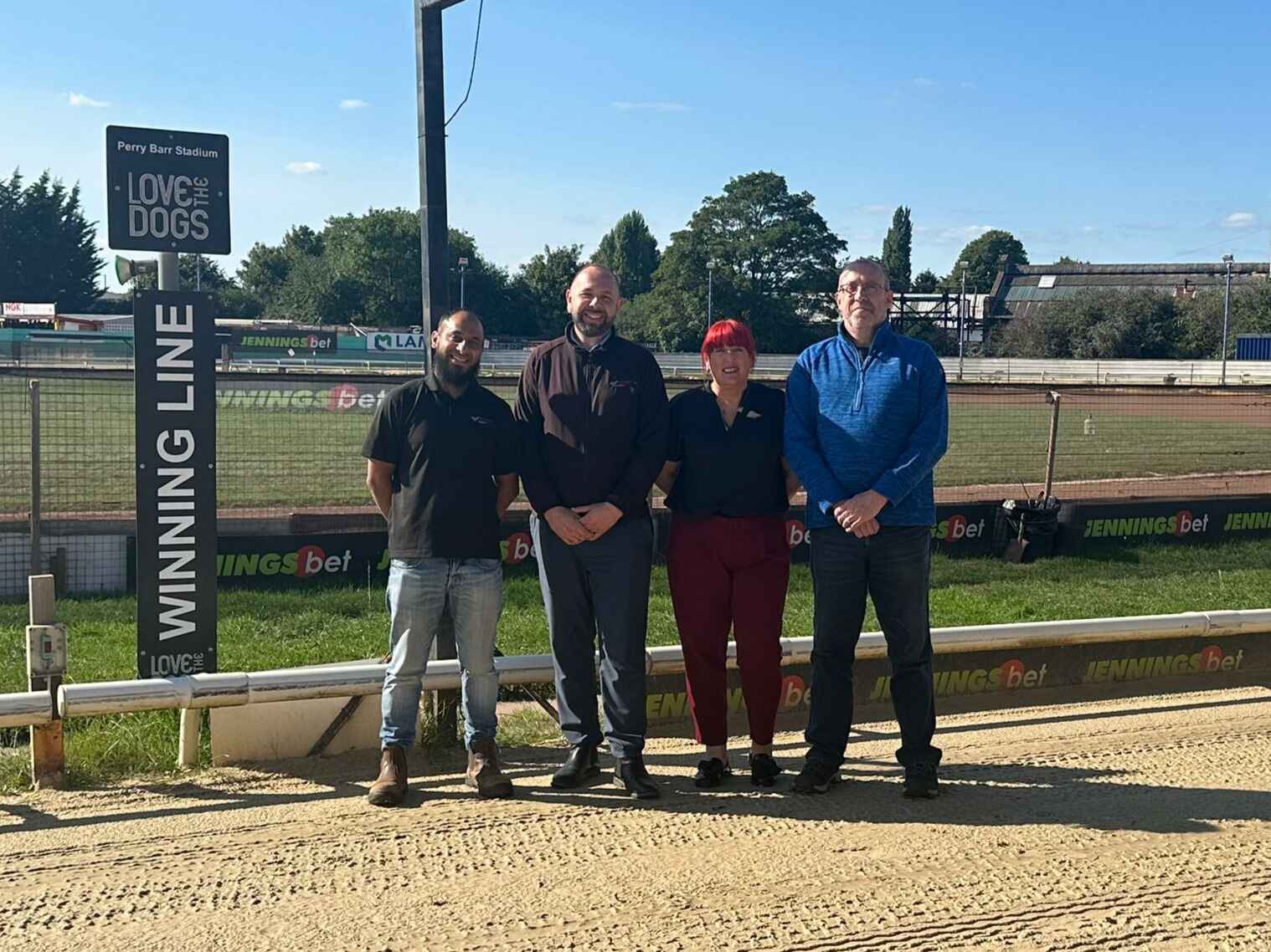 Dunstall Park team (L-R)- Jonny Shahban, Chris Black, Emma Miller, Martin Seal (1)