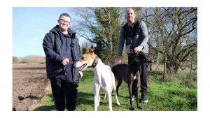 Greyhound enthusiast Harley has a morning to remember at Imperial Kennels